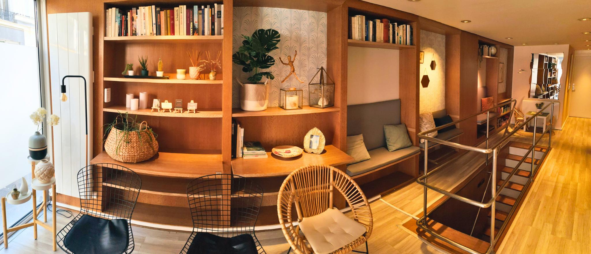 Salle d'attente - Cabinet Bellefond Paris 9 Salle d'attente accueillante - Cabinet paramédical Bellefond Paris 9